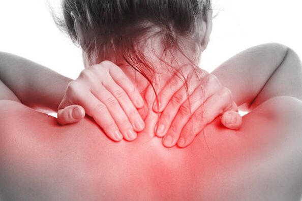 sintomas de dor no pescoço da osteocondrose